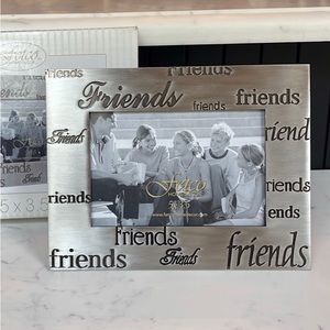 NEW! Friends Pewter Picture Frame, Holds 5” x 3.5” photo